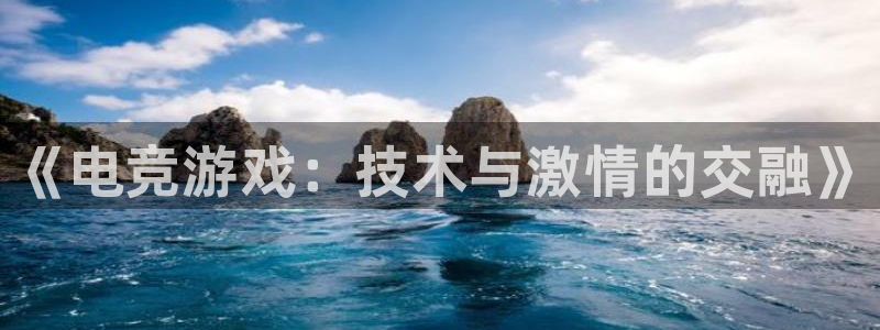 奇亿娱乐网址官网：《电竞游戏：技术与激情的交融》